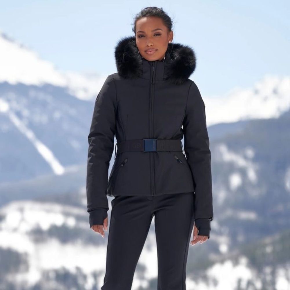 Goldbergh Ski Belt Adjustable Stretch Black NEW